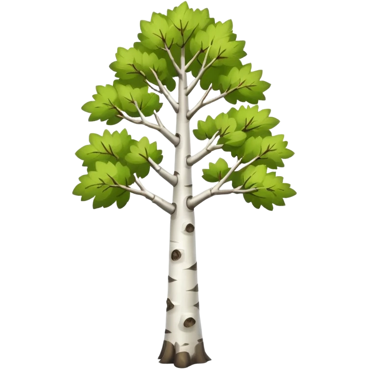 Birch tree emoji