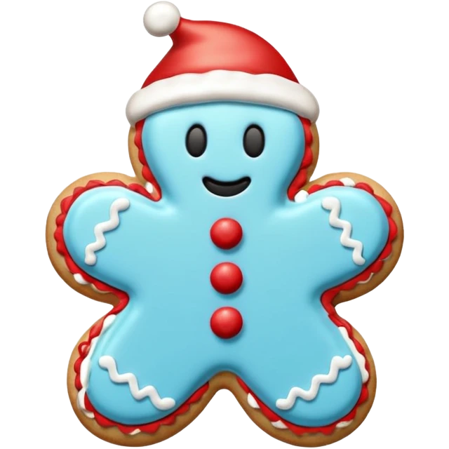 Christmas cookie emoji