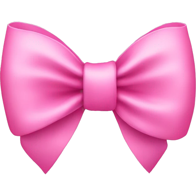 Pink bow emoji