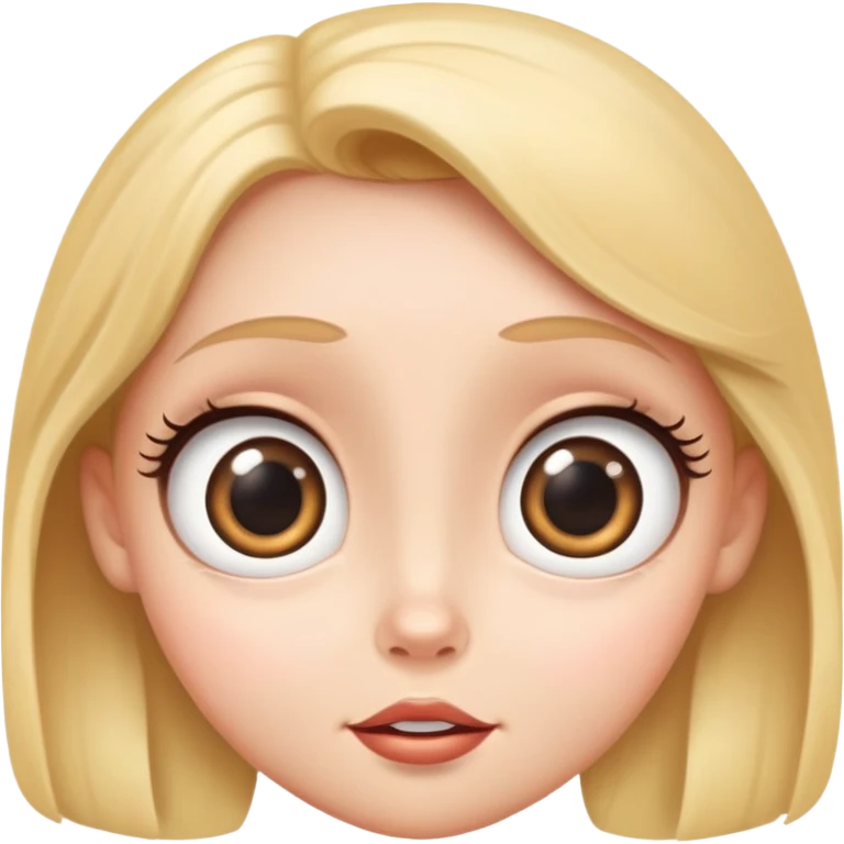 Classic Disney character with big eyes emoji