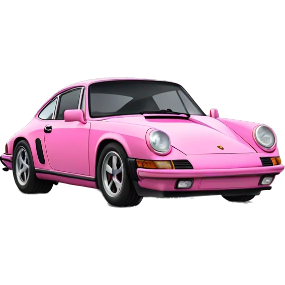 Pink Porsche 911 2024 emoji