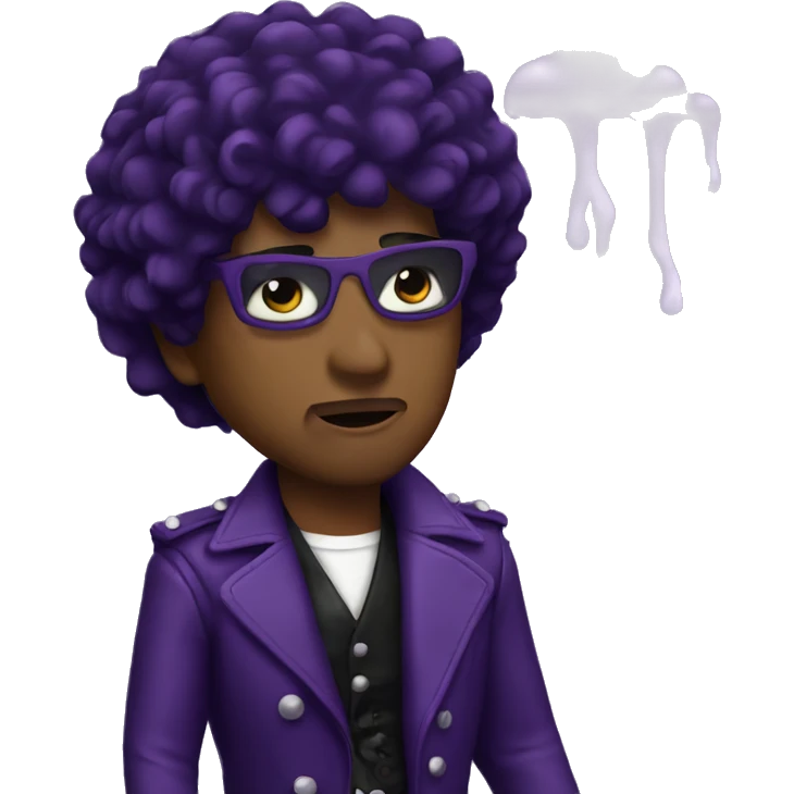 Purple rain emoji