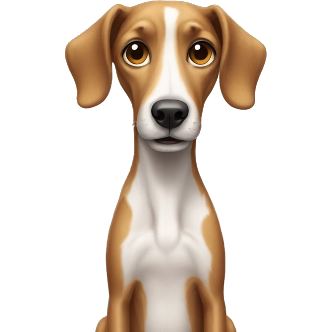 Skinny dog emoji