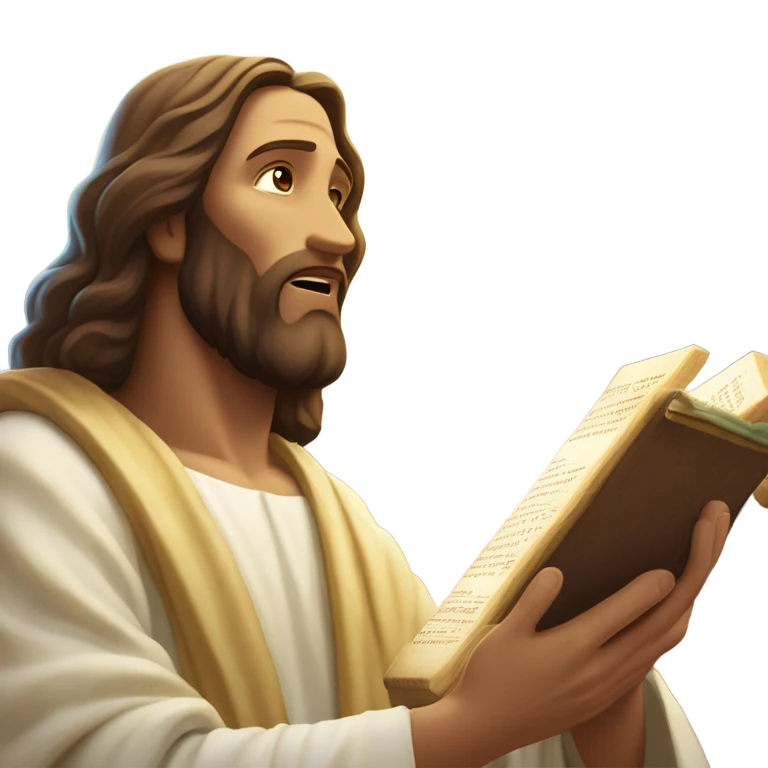 Jesus blessing  moses emoji