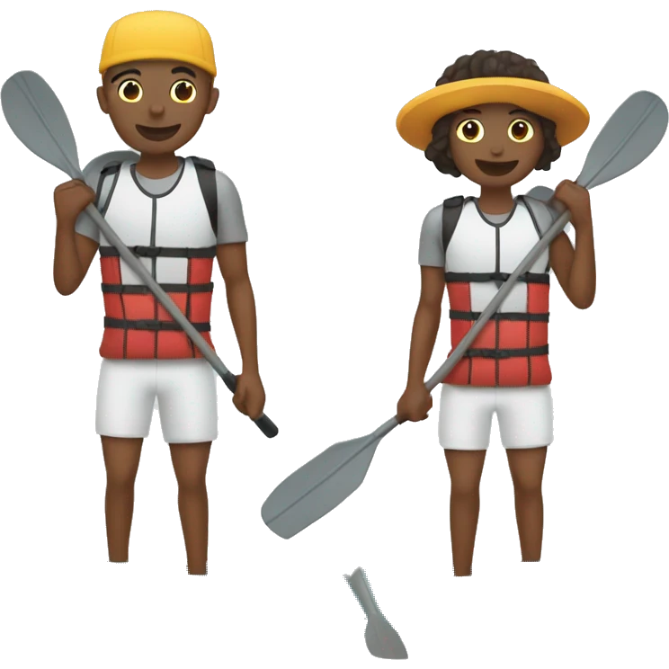 kayaking duo emoji