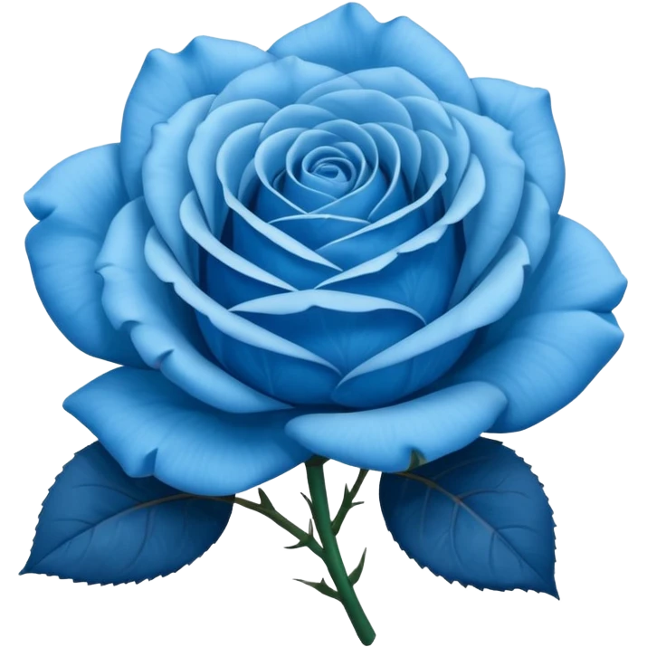 Rosa azul emoji emoji