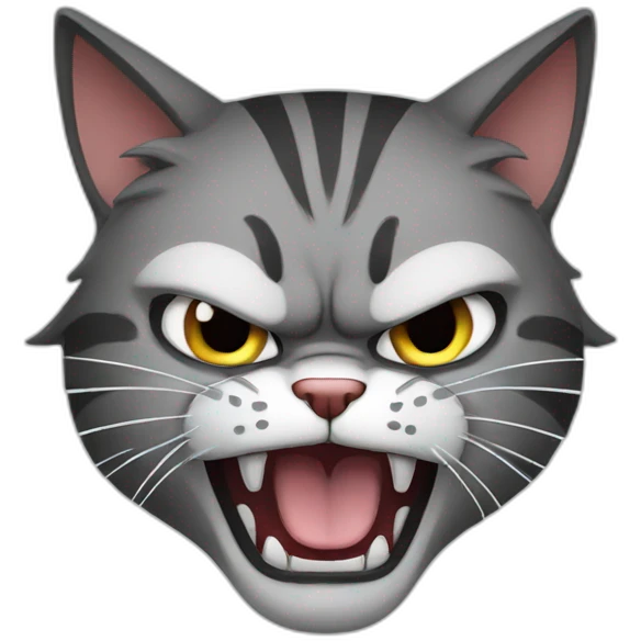 angry cat emoji