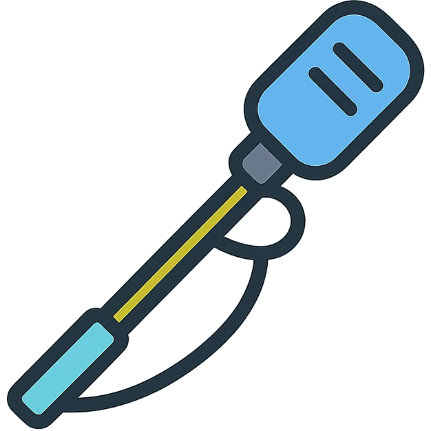 boom pole microphone, clean icon, simple background emoji