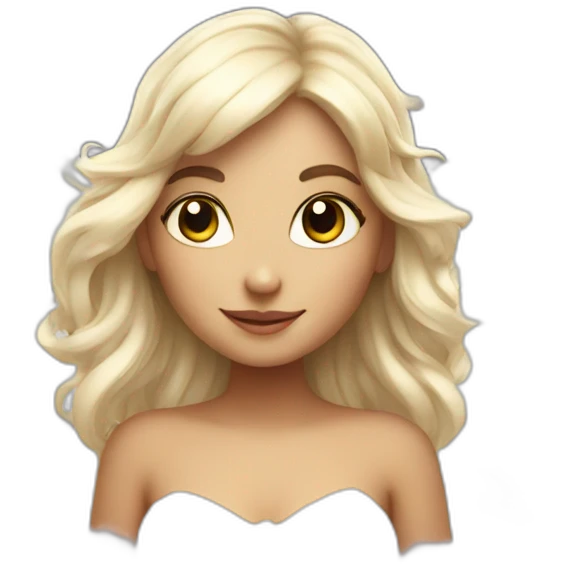 Fairy with white wings with flashes and clouds emoji