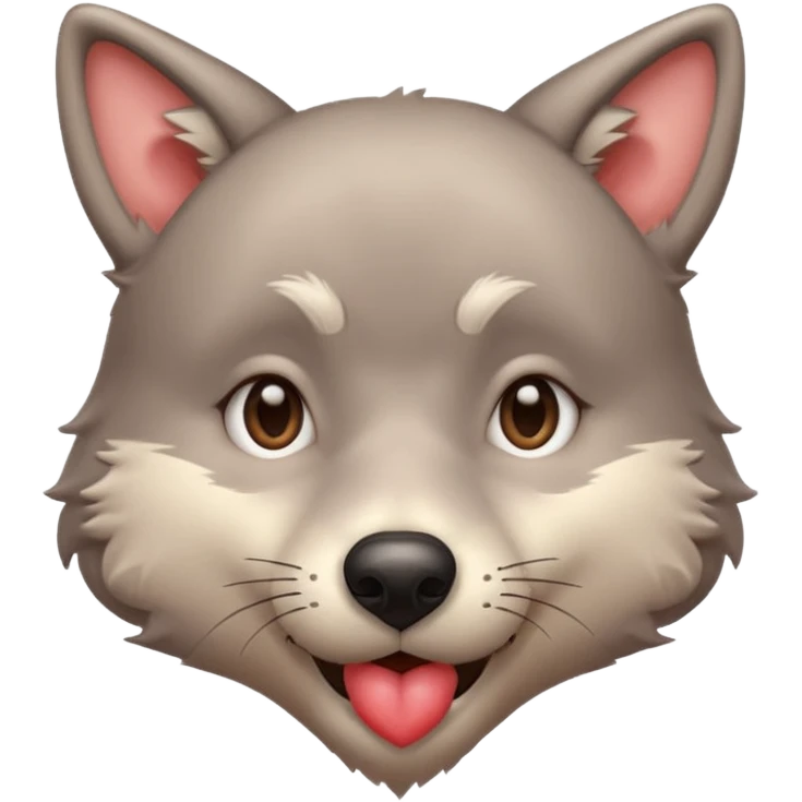 Mr. Wolf sending a kiss emoji