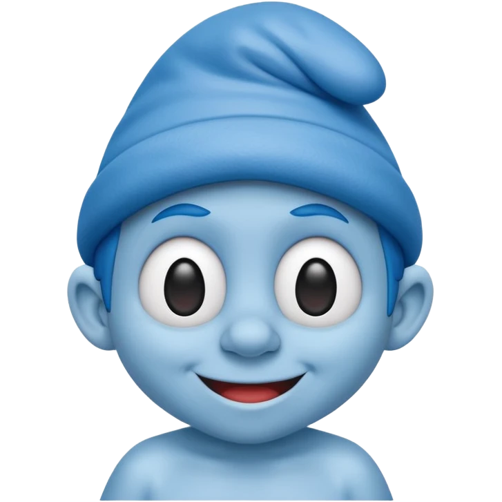 Make me a Smurf emoji emoji