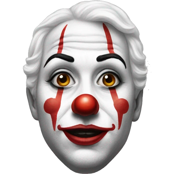 clown makeup emoji