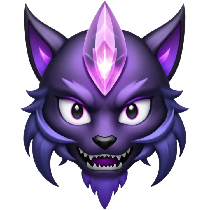 Shadow Fang — black steel + violet aura emoji