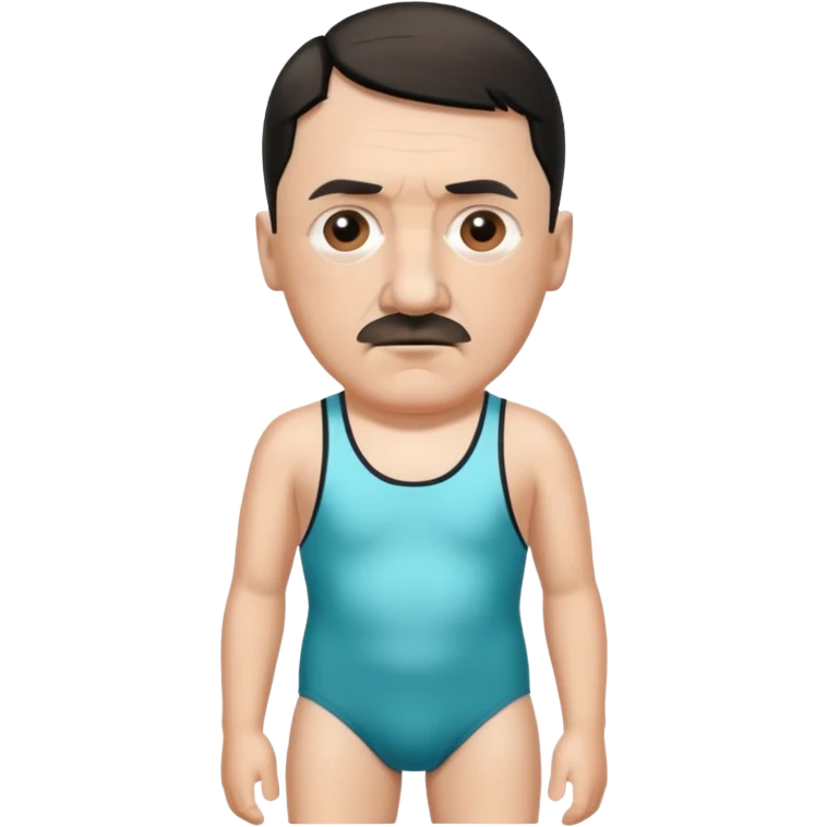 Adolf hitler in a swim suit emoji