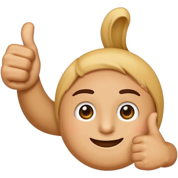 thumbs up emoij extra long thumb emoji