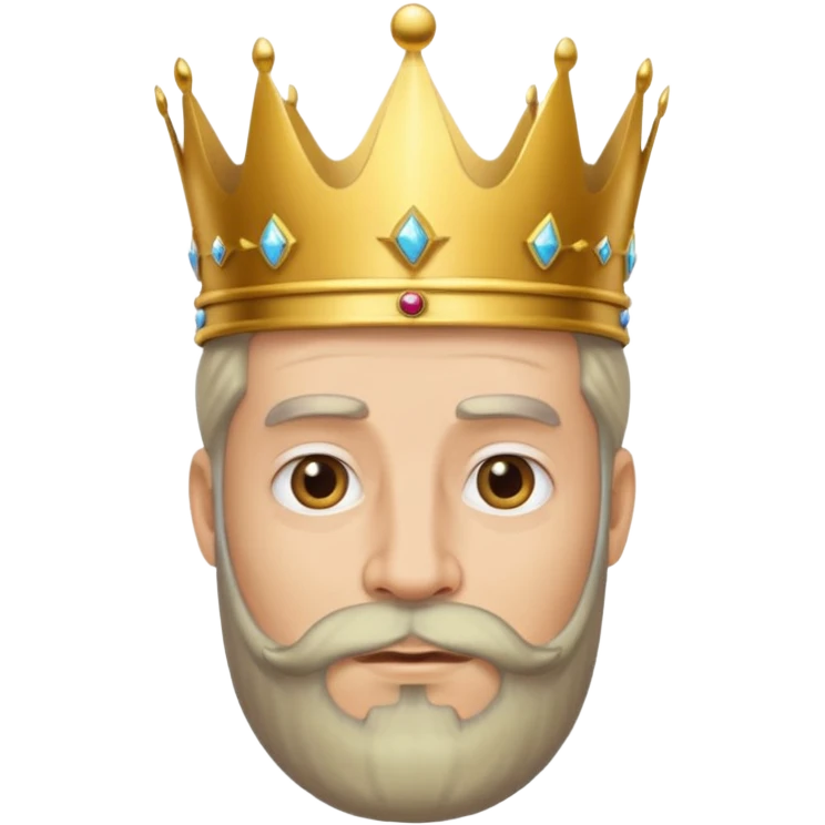 King Hyssen gold beard  emoji