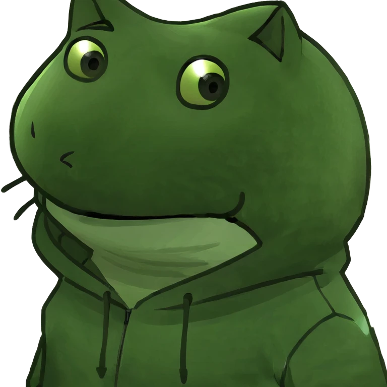 Cat wearing a hoodie  emoji
