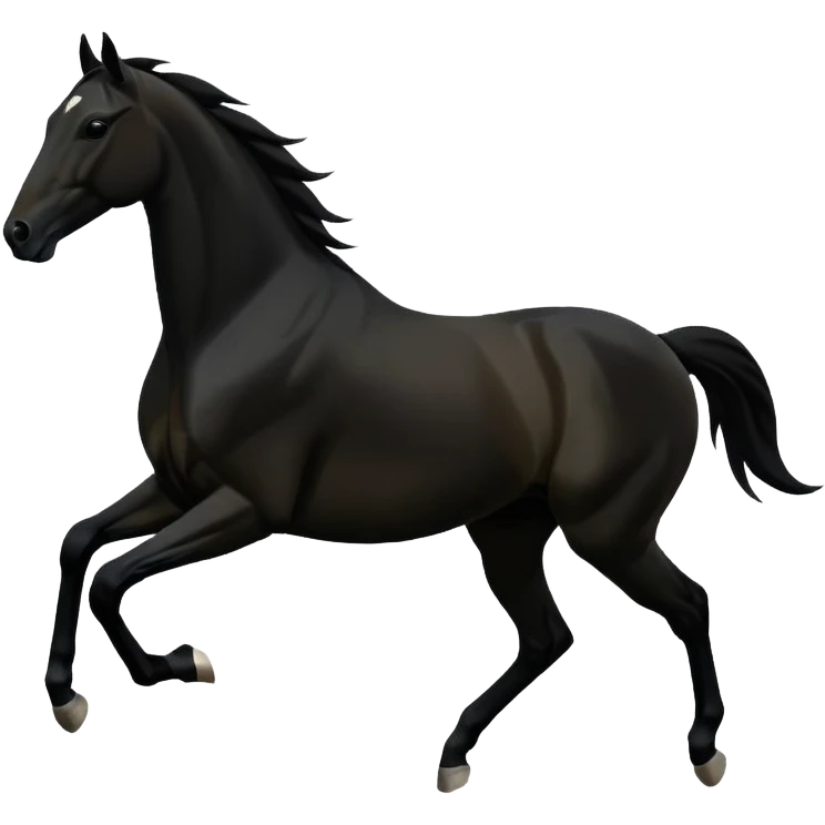 gallop silhouette emoji