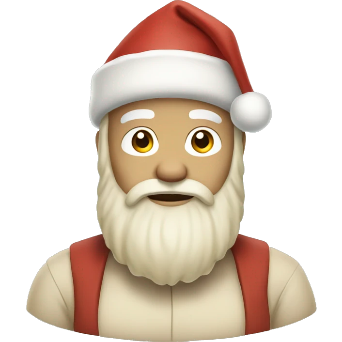 beige santa emoji