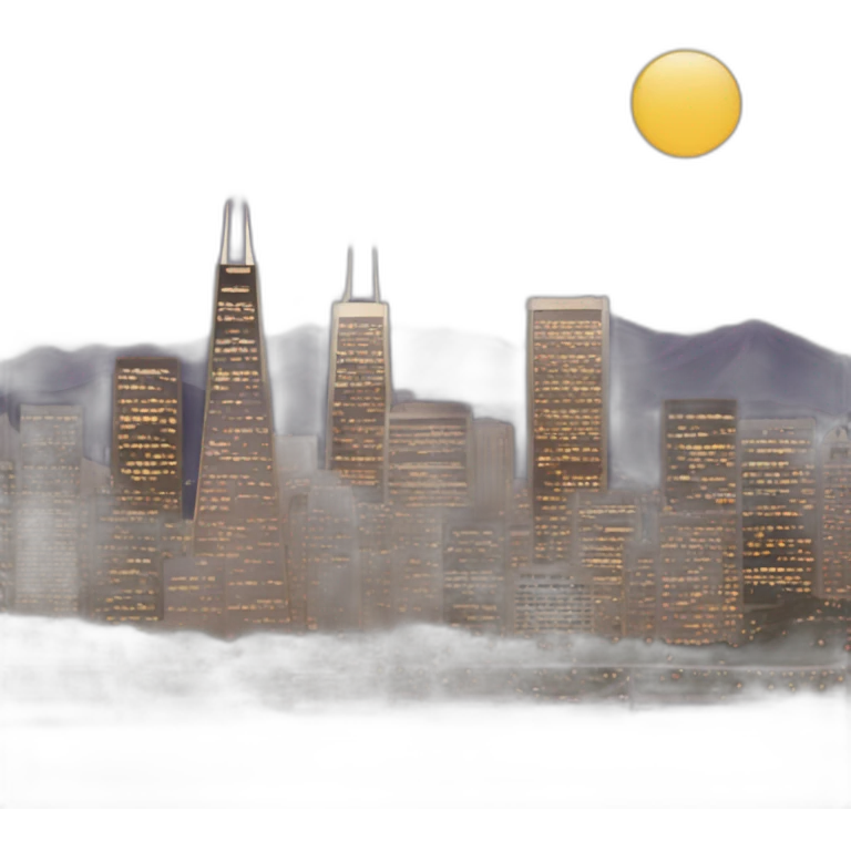 San Francisco skyline emoji