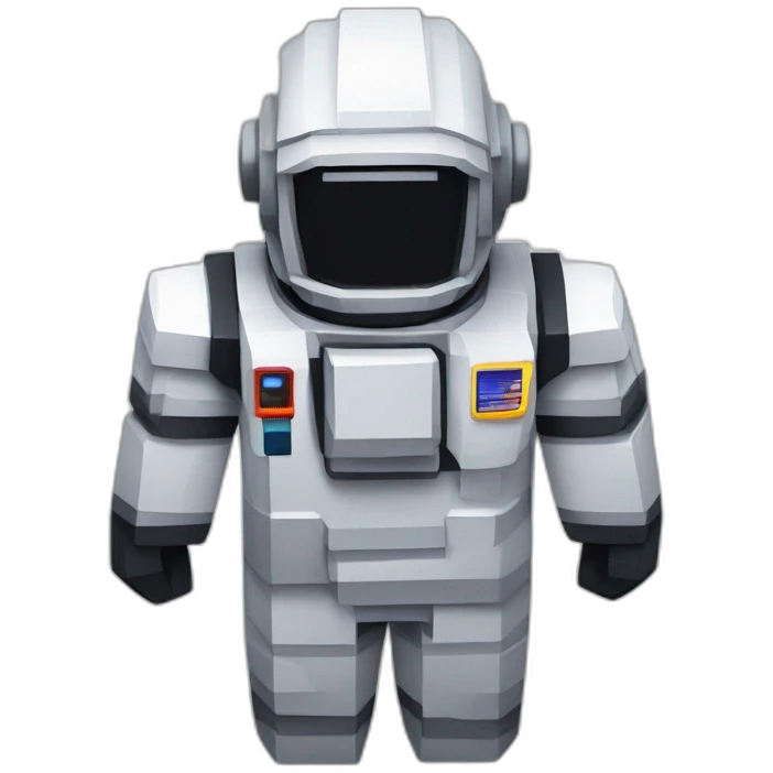Minecraft astronaut emoji