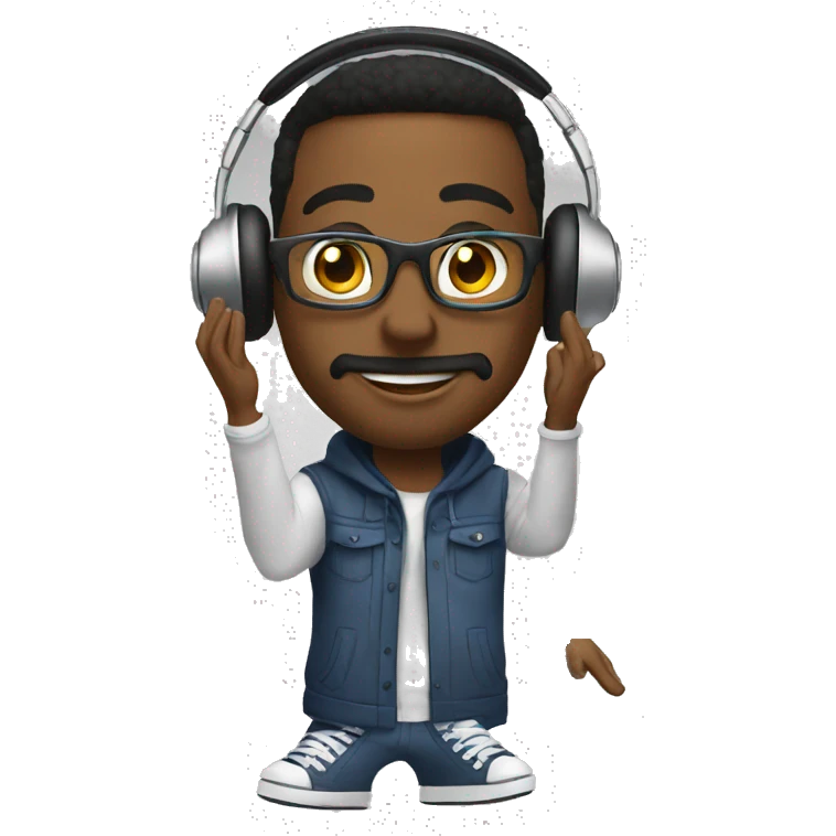 a DJ asking for dance requests  emoji