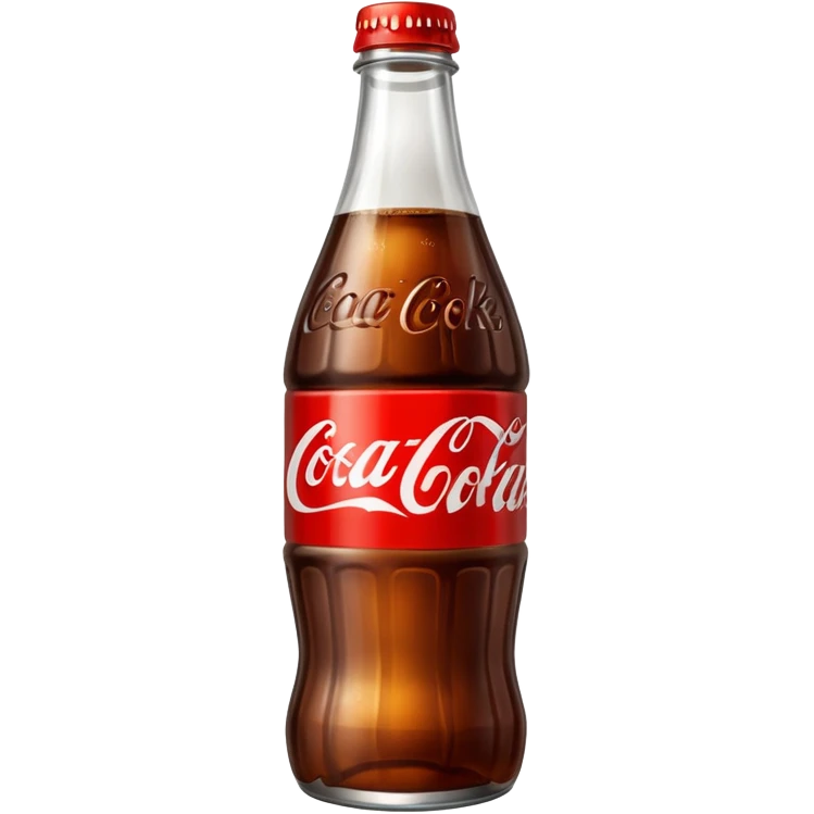 Coke glass bottle emoji