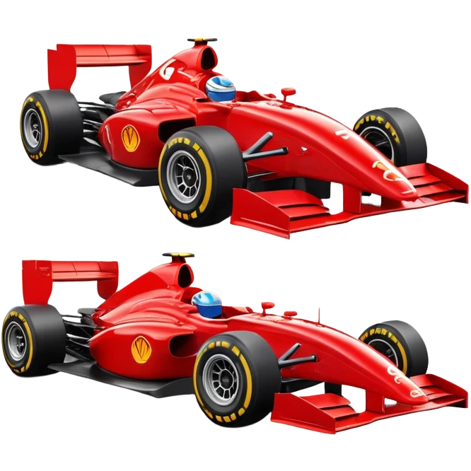 F1 racing car emoji