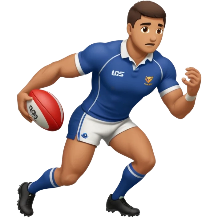 a rugby player turning over the ball at a breakdown emoji