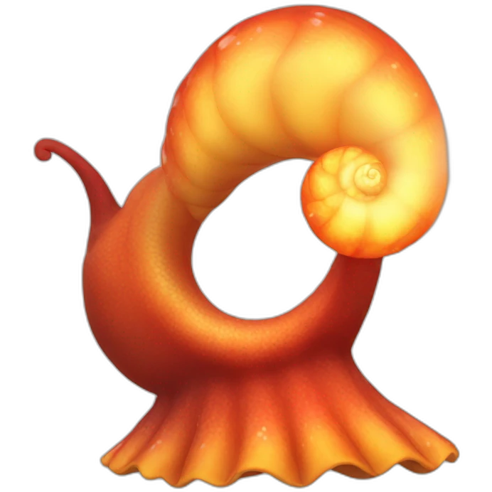 fire snail emoji