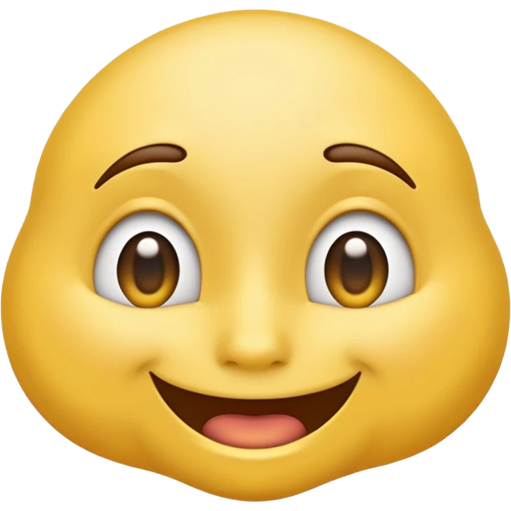 Bashful but excited emoji with large butt emoji