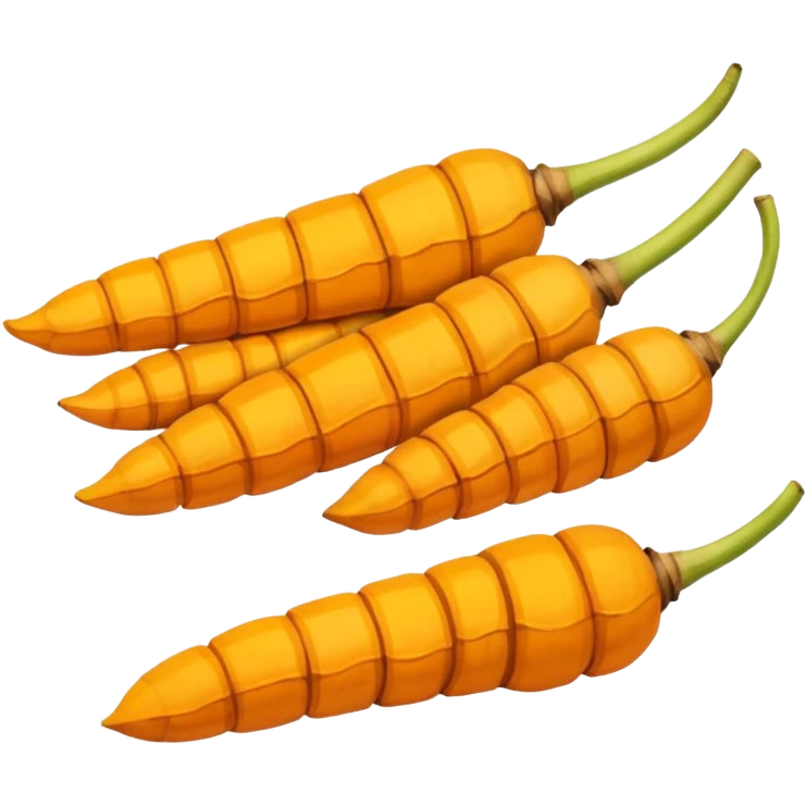turmeric root dry and cut emoji