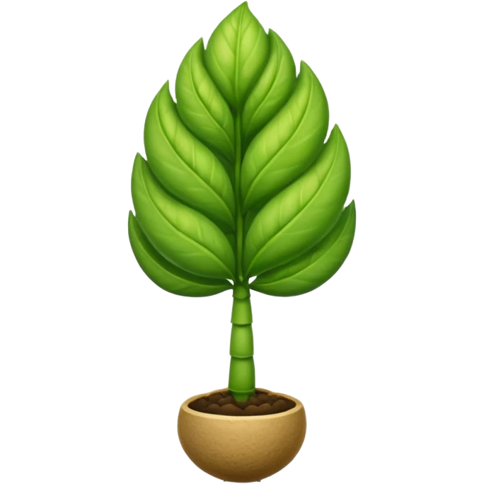 Giant seed plant growing emoji