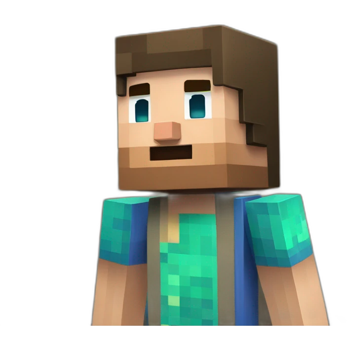 Minecraft steve emoji