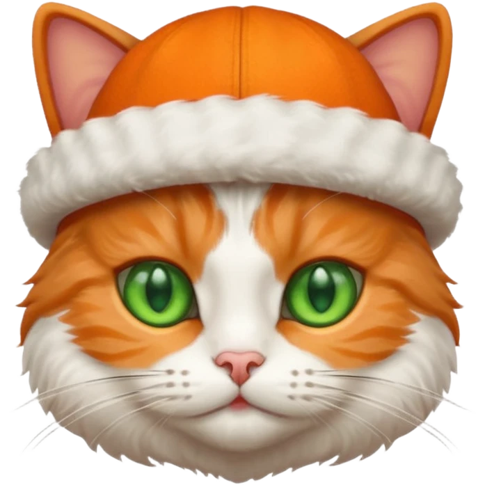 A cat with a hat emoji