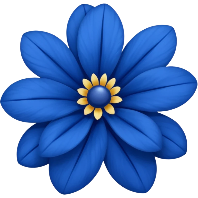 fiore blu emoji