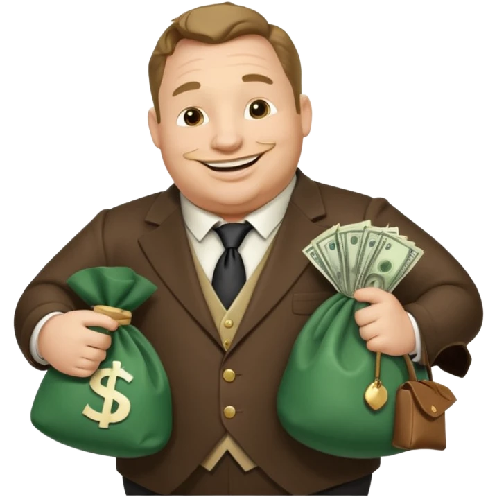 Mr moneybags from Monopoly emoji