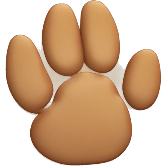 ginger's cat paw  emoji