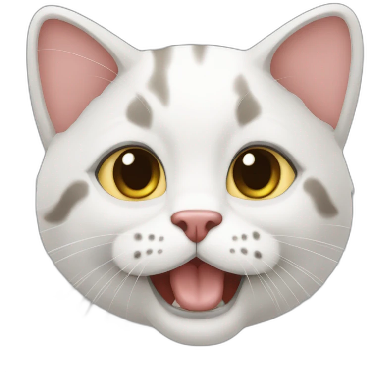 Кот какает emoji