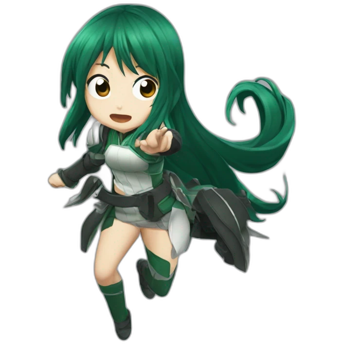 Tsuyu Asui from MHA emoji