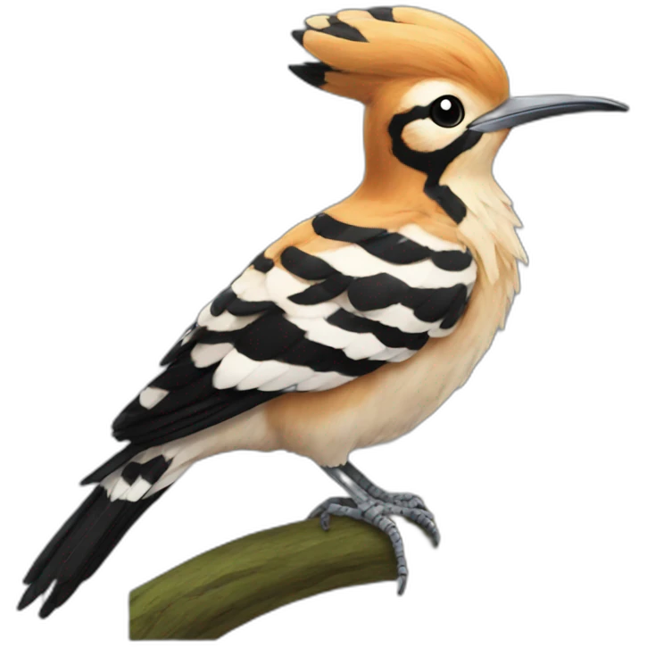 Hoopoe bird emoji