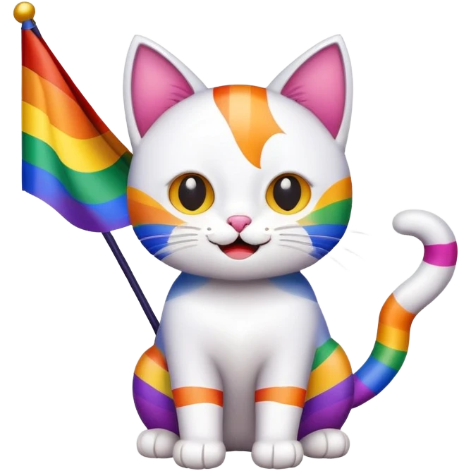 gay cat emoji