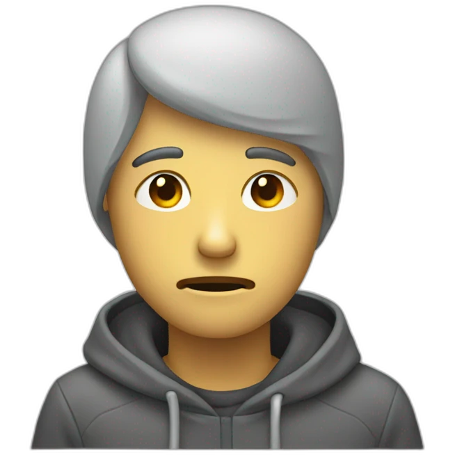 Personne qui pleure emoji