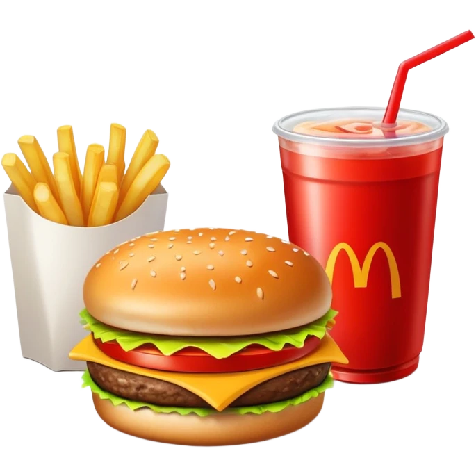 McDonald’s meal  emoji