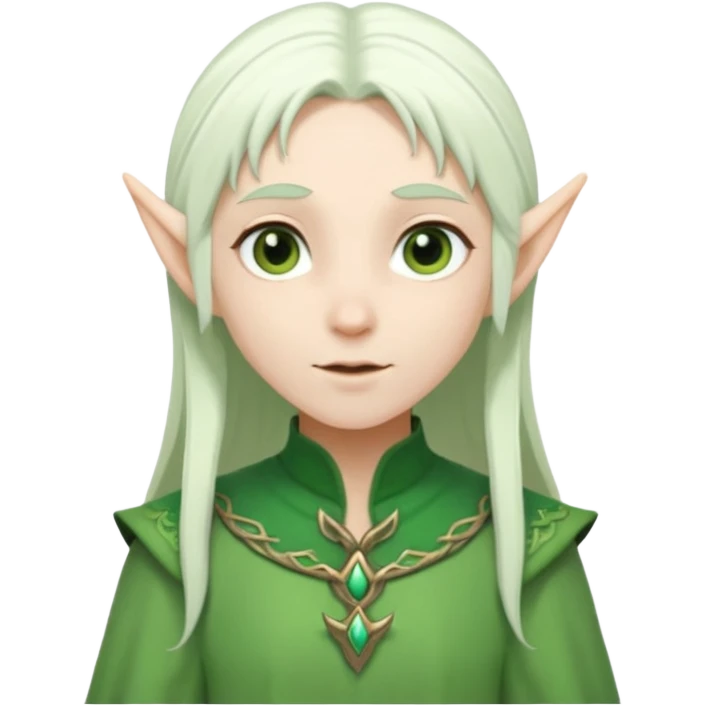 elf with white hair emoji