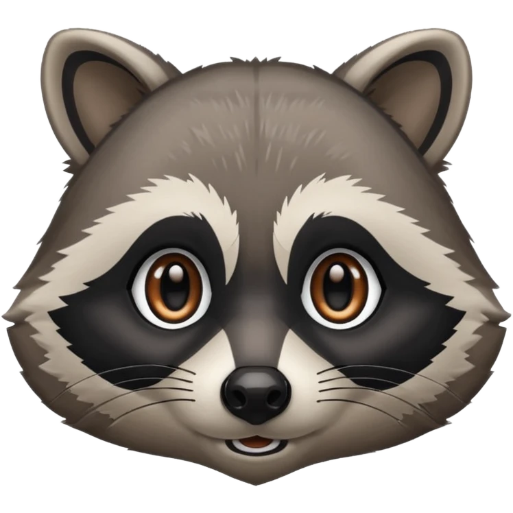 Raccoon face emoji