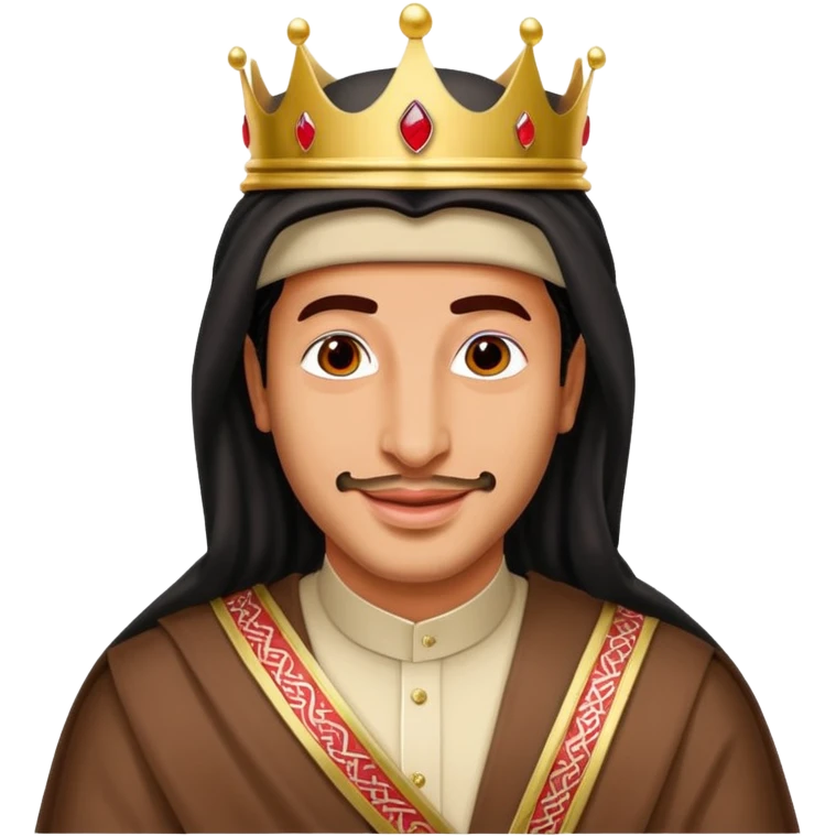 Mohamed bin salman, saudi crown with red "shimaq" emoji
