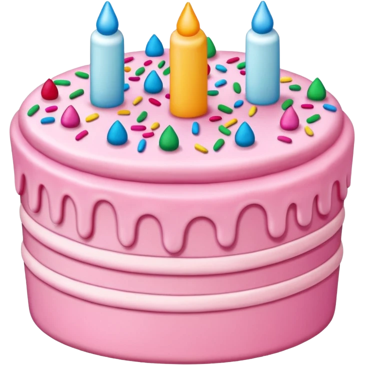 pink cake emoji