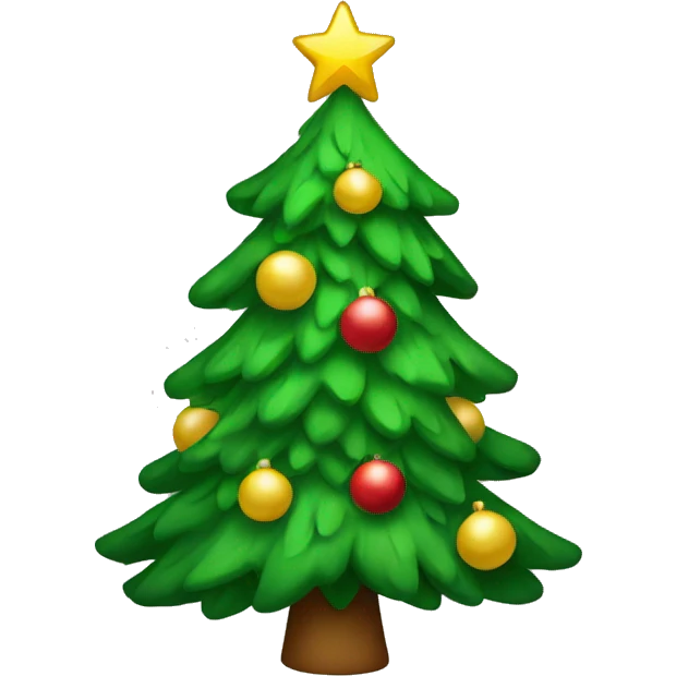 Christmas tree emoji