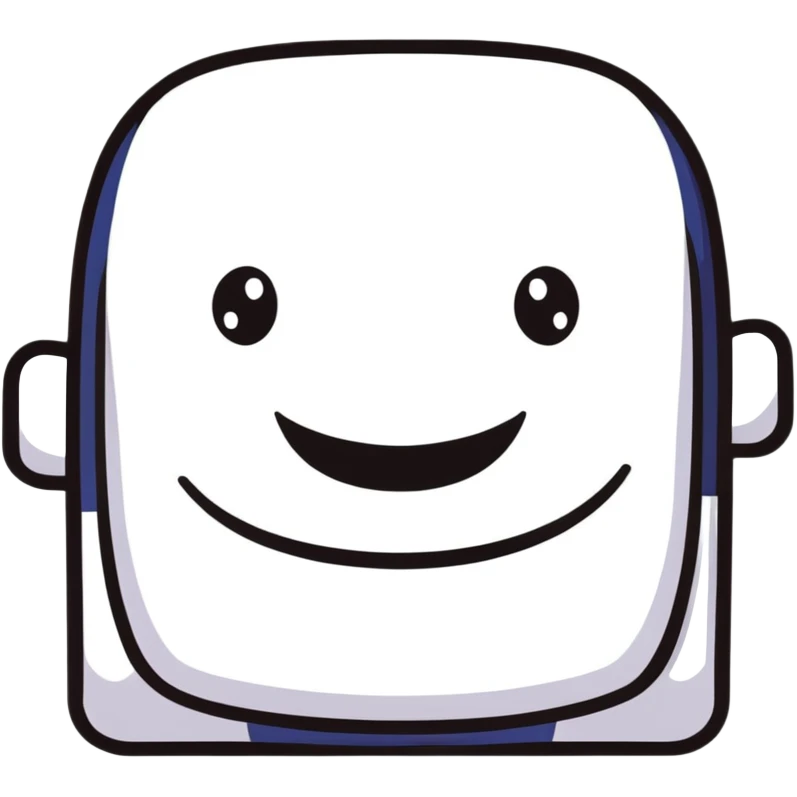 man with a wide smile and square jaw emoji